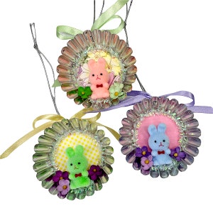 Easter bunny ornaments gifts