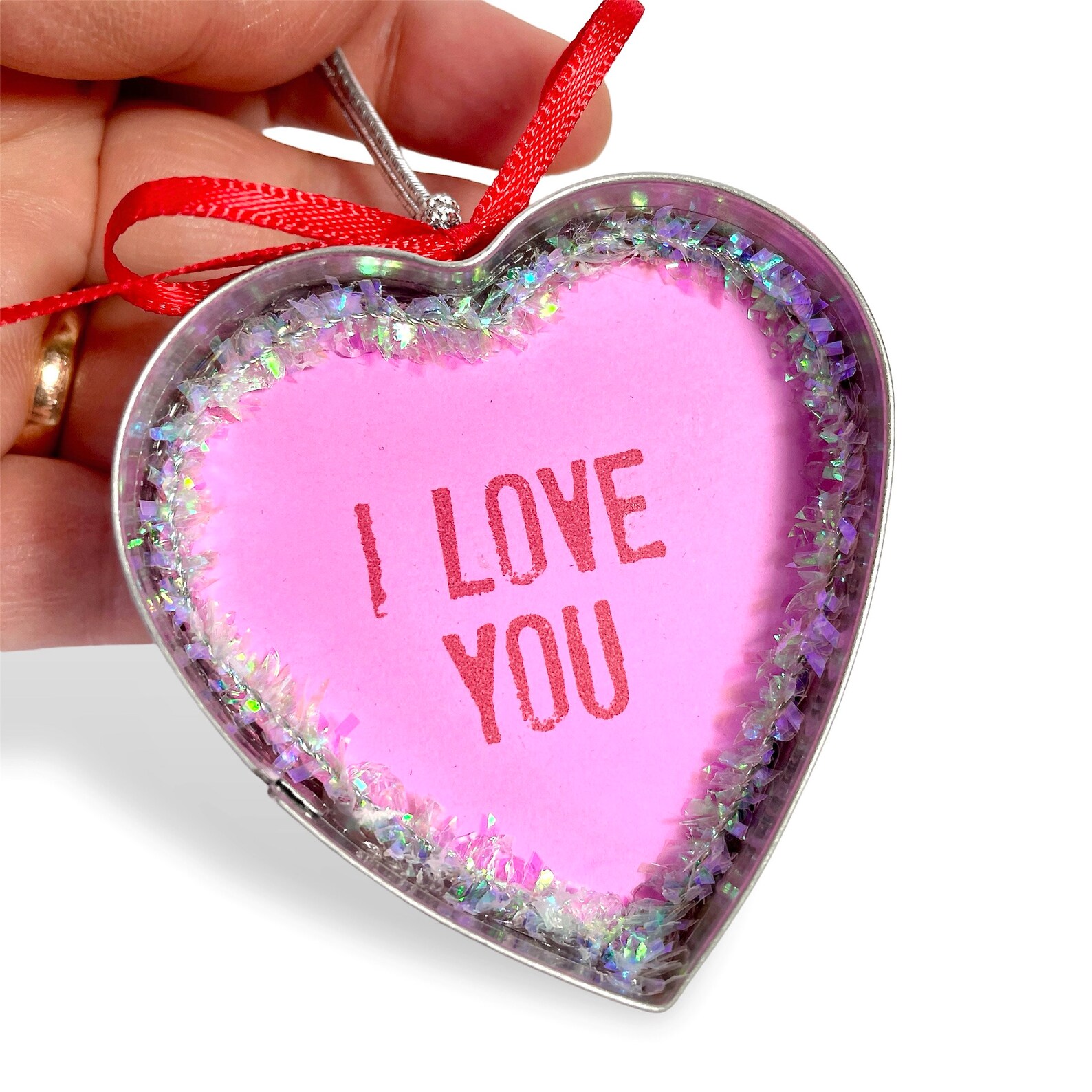 Conversation Hearts Ornaments for Valentine's Day Etsy