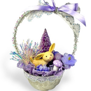 handmade Easter basket ornament