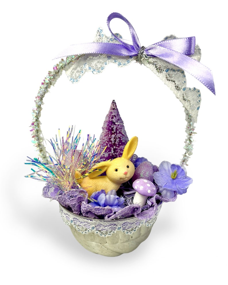 handmade Easter basket ornament