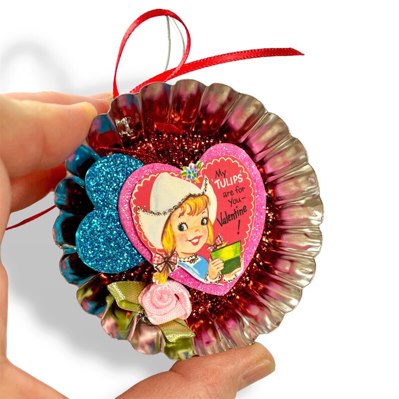 Retro Kitschy Valentine's Decoration Ornament Gift Etsy