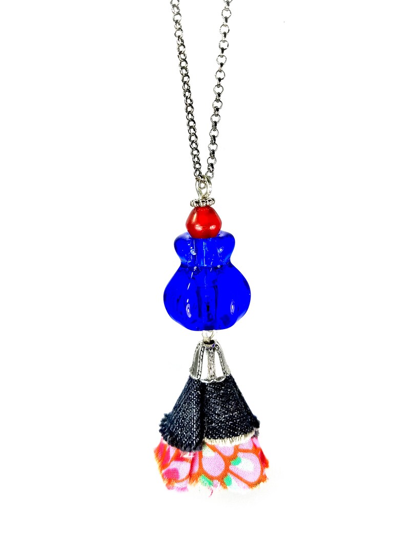 Fun And Funky Long Necklaces For Women Tassel Pendant Boho Etsy