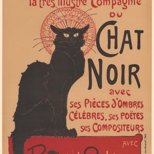 Poster For The Company of the Black Cat - Prochainement la très illustre Compaignie du Chat Noir - Museum Quality Print