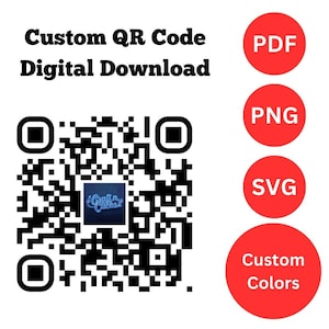 Customized QR Code with logo | Personalized Design for Websites, Small Businesses, Payments & Social Media | Delivered in 24 Hours
