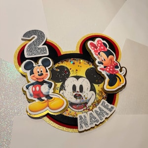 Mickey Mouse Shaker Cake Topper