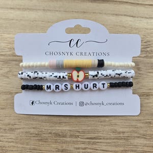 Pulseiras de Professor - Conjunto de 3