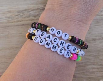Hot Teacher Summer Bracelets - Set of 3