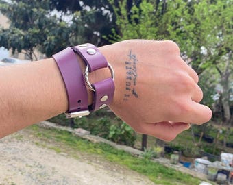 Custom – Choose Any 2 Items Bondage Bracelet Secret Handcuff - Leather Restraint - Multifunction Adjustable 8 Color - 2 Color Accessories
