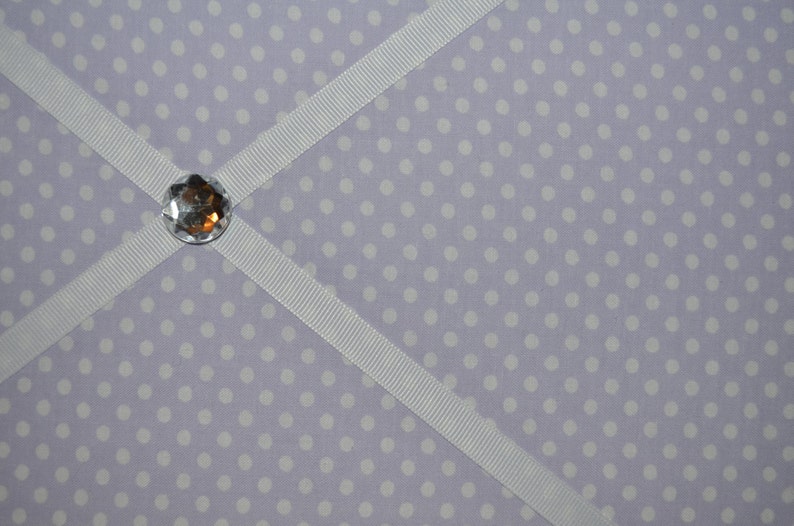Purple With White Polka Dot French Memo Board 16 X 20 Etsy