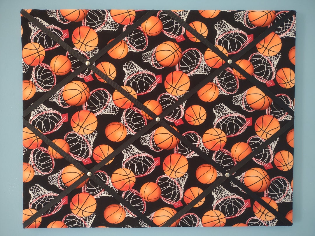 Basketball French Memo Board 16 X 20 Etsy