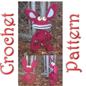 Ickis a Crochet Pattern by Erin Scull