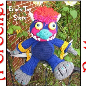 My Pet Monster a Crochet Pattern by Erin Scull
