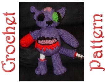 Zombie Cat A Crochet Pattern by Erin Scull