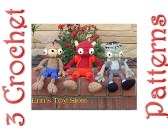 The Goon Squad 3 Crochet Pattern by Erin Scull