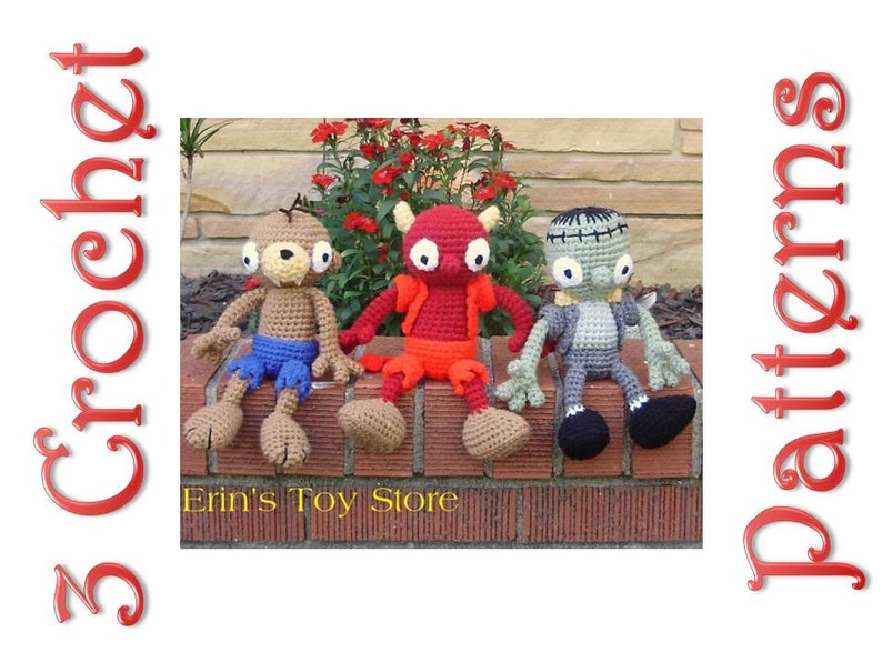 The Goon Squad 3 Crochet Pattern by Erin Scull image 1