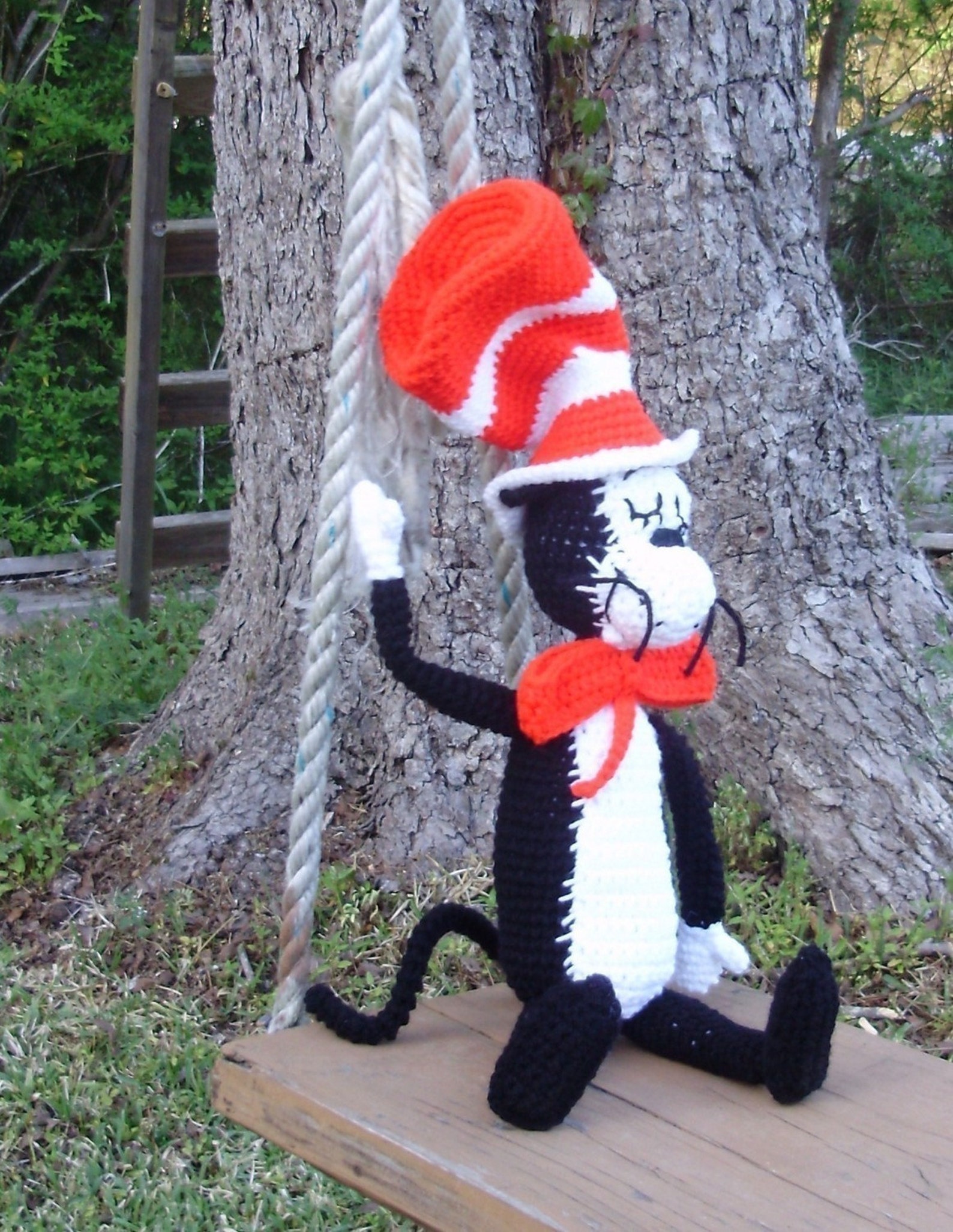 Cat in the Hat A Crochet Pattern by Erin Scull Etsy