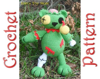 Zombie Bear A Crochet Pattern by Erin Scull