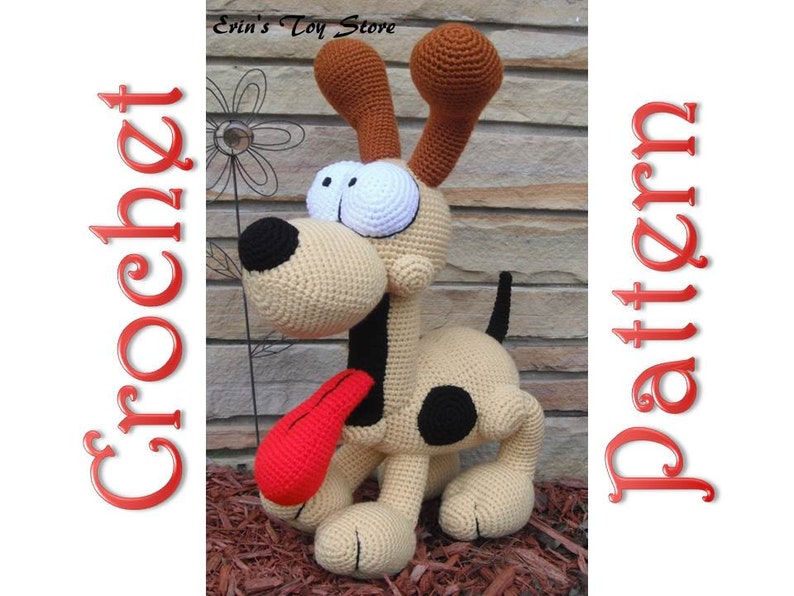 Odie a Crochet Pattern by Erin Scull image 1