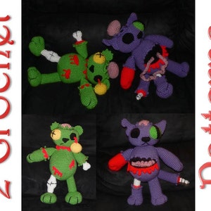 Patrones de crochet Double Zombie Attack 2 de Erin Scull