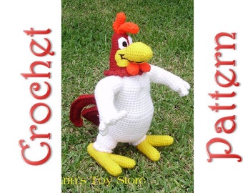 Frank the Rooster a Crochet Pattern by Erin Scull
