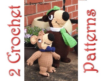 Jerry and Terry Bear 2 Crochet Patterns