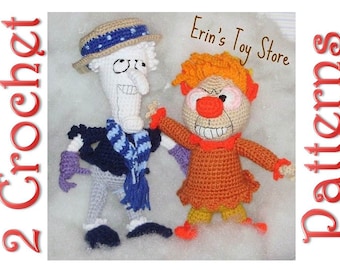 Snow and Heat Miser 2 Crochet Patterns by Erin Scull