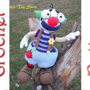 Bozzo the Clown A Crochet Pattern by Erin Scull