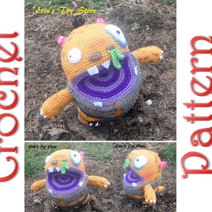 Morris the Monster A Crochet Pattern by Erin Scull