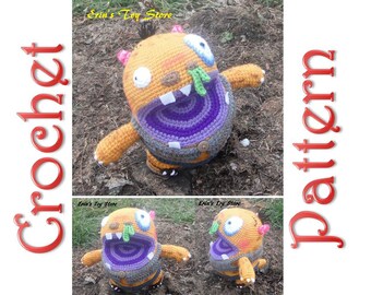 Morris the Monster A Crochet Pattern by Erin Scull