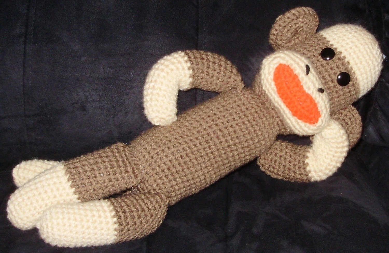 Sock Monkey A Crochet Pattern by Erin Scull Etsy