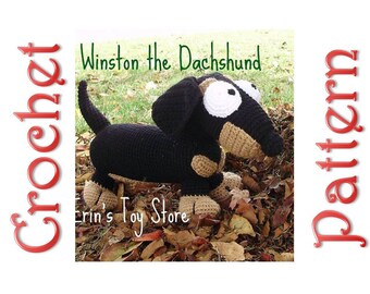 Winston the Dachshund and His Friends A 3-in-1 Crochet Pattern by Erin Scull