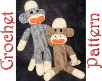 Sock Monkey A Crochet Pattern by Erin Scull