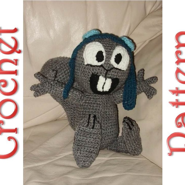 Squeak the Squirrel A Crochet Pattern by Erin Scull