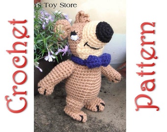 Jerry Bear A Crochet Pattern by Erin Scull