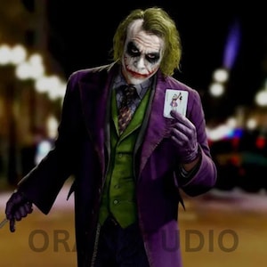 Joker Film Limited Edition – Custom Dark Knight Joker Long Coat – Purple Wool Overcoat for Men – Cosplay Wool Coat | By ORAA STUDIO