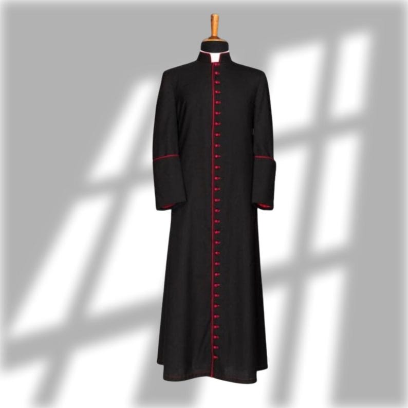 Roman Cassock - Cotton/wool Blend Clergy Robe - Catholic Priest ...