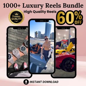 1000+ virale luxe, rijke lifestyle-video&#39;s haspels, esthetische gezichtsloze haspelbundel, auto&#39;s, jacht, miljonair - TikTok, Instagram, YouTube Short