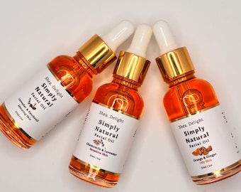 Aceite facial simplemente natural Shea.Delight