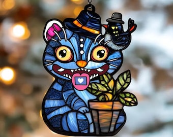 KPOP Derpy Tiger Acrylic Suncatcher 2025, Demon Hunters Window