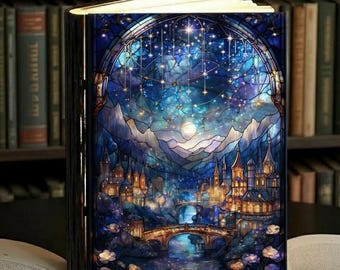 Lampada da lettura Velaris, luce notturna City of Starlight, A Court of Thorns and Roses di Sarah J Maas, lampada da lettura pieghevole Fantasy, lampada da lettura