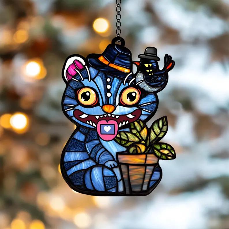 KPOP Derpy Tiger Acrylic Suncatcher 2025, Demon Hunters Window