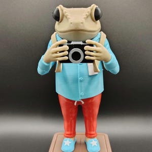 DTMF Coquí Sapo Concho | Puerto Rican Crested Toad Figurine | Boricua Collectible | Inspired by Bad Bunny Music Video | 3D Printed Gift