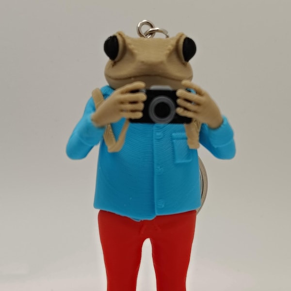 Llavero de fotógrafo de Sapo Concho