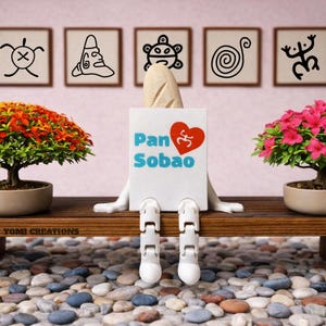 Minifigura articulada de Puerto Rico Buddy, regalo de recuerdo coleccionable. Pan Sobao