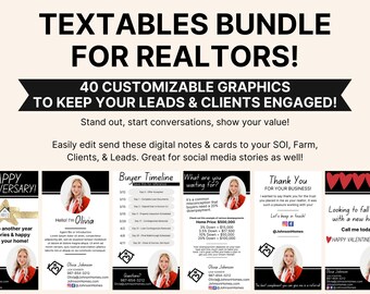 Textables Bundle for every Real Estate Agent & Realtor