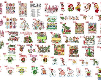 Disneyland Merry Christmas DTF Transfer, Disney Christmas Ready To Press, Disney Christmas Heat Transfer, Disney High Qualty, DTF Gang Shee