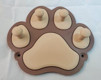 3D Printed Pet Leash Holder – Dog Wall Hook, Dog Leash Hanger, Pet Accessory Organizer, Dog Lover Gift