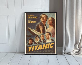 タイタニック 映画ポスター オリジナル ヴィンテージ レナード