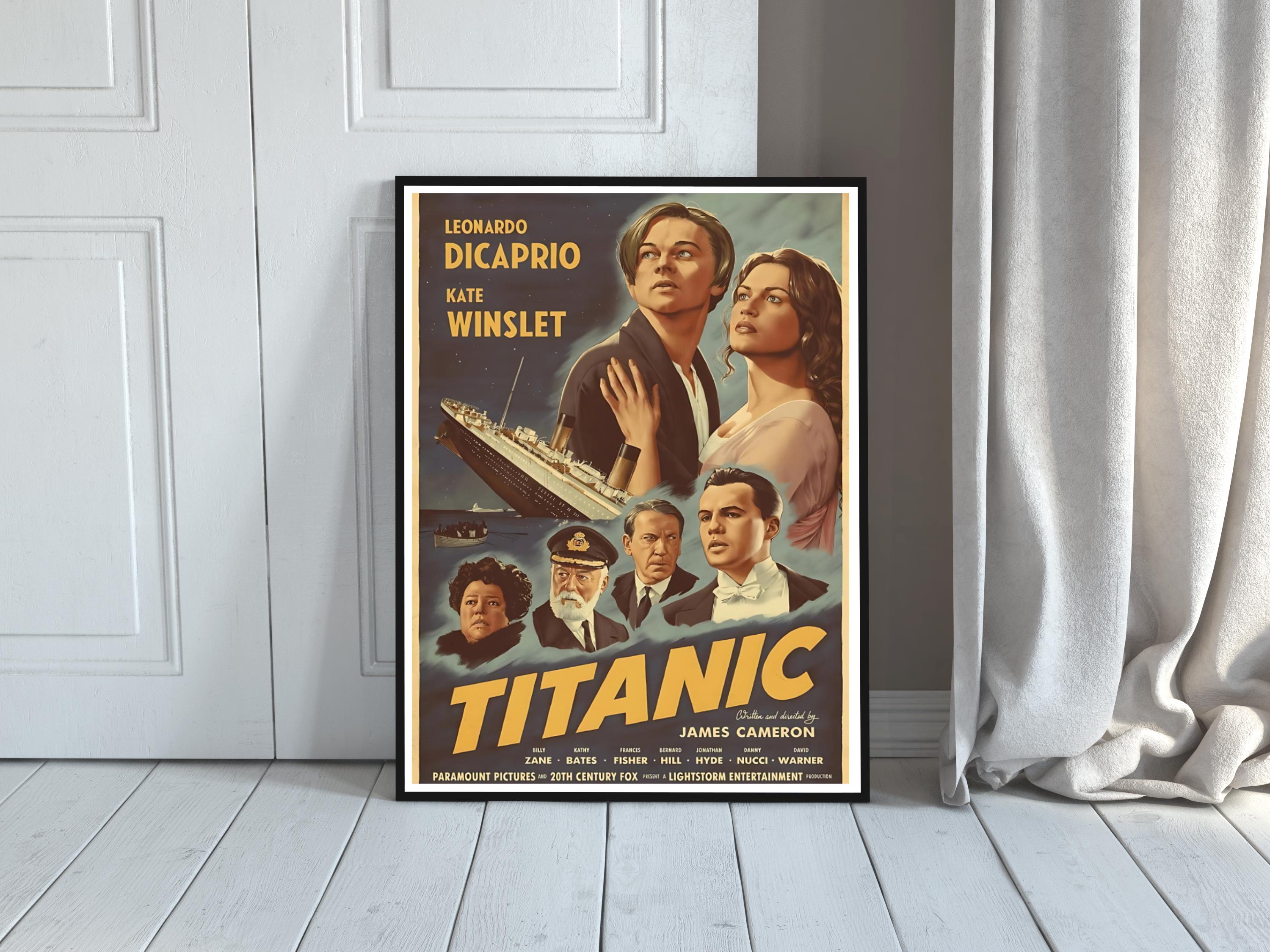 Titanic movie poster - Etsy 日本