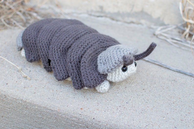 Pill Bug Plush Roly Poly Stuffed Crochet Animal | Etsy